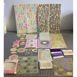 Scrapbooking Stickers Embellishments Set